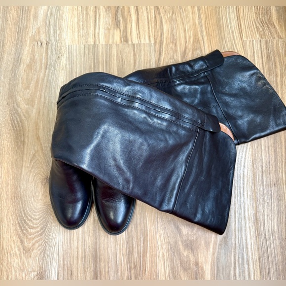 Franco Sarto Women's Black Battina Knee High Boot Wide Calf Size 6.5 LNC - Picture 3 of 7